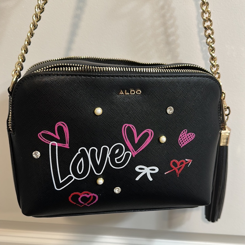 ALDO Love Pearl Embellished Crossbody - Picture 6 of 12